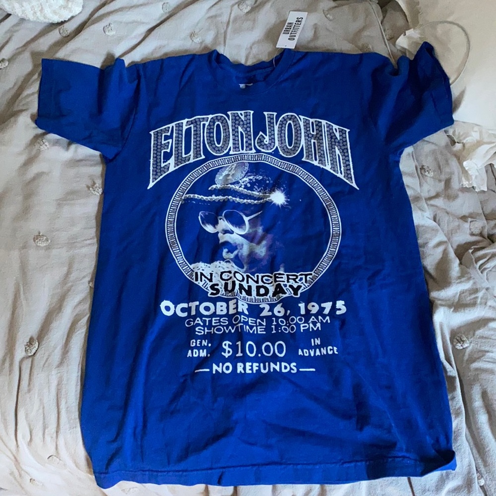 Elton John oversized tee